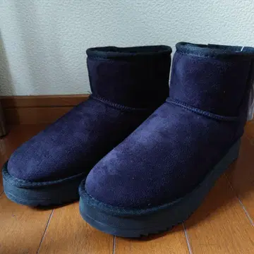 PARADE 통굽 어그 부츠 숏 보아 블랙 LL 사이즈