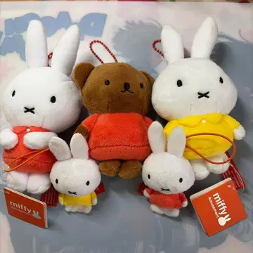 미피 봉제 인형 세트 키링