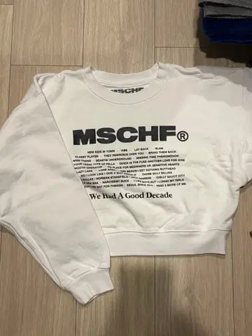 MSCHF 화이트 스웨트 셔츠 S