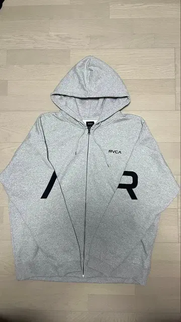 RVCA 그레이 집업 후드티 XL 사이즈