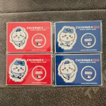 치이카와 x MLB 도쿄 시리즈 2025 아크릴 스탠드 전 6종 세트