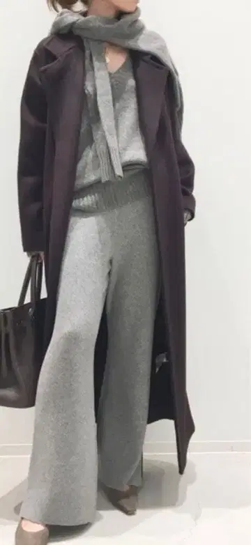 L'Appartement KNIT PANTS 그레이
