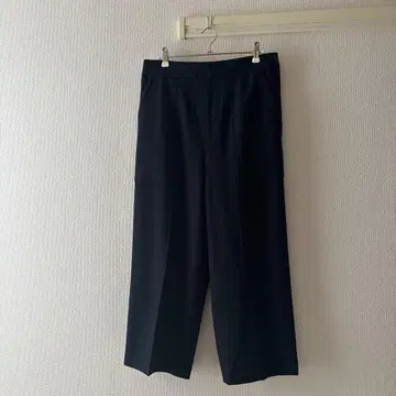 IENA 조젯 크롭 팬츠 네이비 사이즈 38