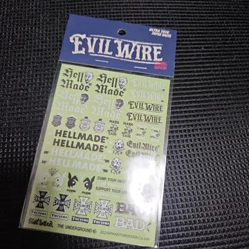 미니 사륜구동 이블 와이어 스티커