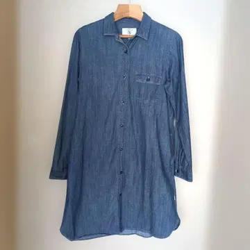 AIGLE 데님 원피스 셔츠