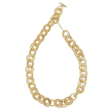 인무드 in mood 라인 오벌 목걸이 골드 LINE OVAL