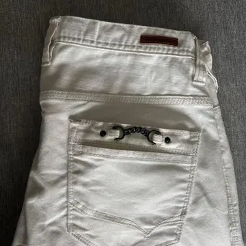 니콜 클럽 포맨 화이트 청바지