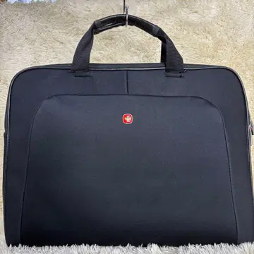 새상품급 십자가 블랙 트래블 브리프 케이스 나일론