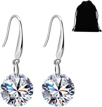 크리스탈 드롭 귀걸이