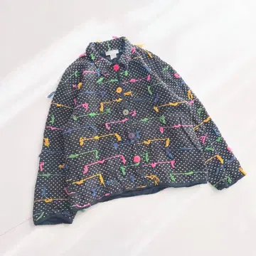 80s 90s New Directions 빈티지 프린지 블랙