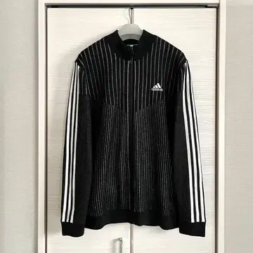 adidas 골프 니트 자켓 3 스트라이프