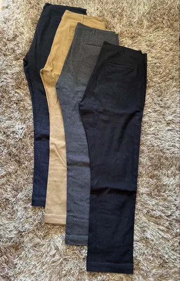 MEN'S BEAMS 팬츠 4개 (겨울용)