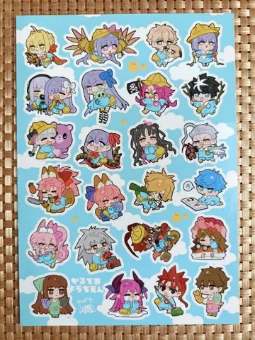Fate/GOMEMO10 와다메모 카르데아 유치원 씰 스티커