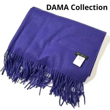 DAMA Collection 캐시미어 100% 보라색 고급 스톨 머플러