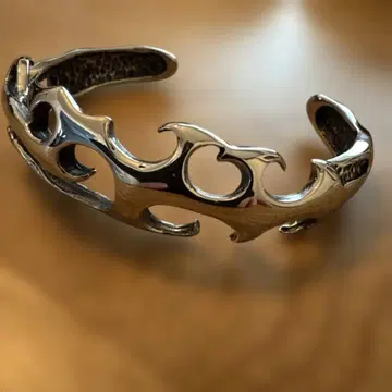 실버 오픈 디자인 팔찌