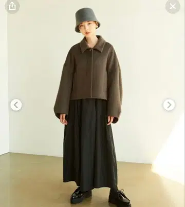 SNIDEL 울 블렌드 숏코트