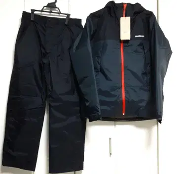 [미사용 새상품] Shimano 레인 슈트 세트 차콜 M