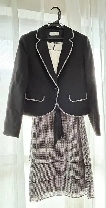 포멀 슈트 자켓 원피스 2세트