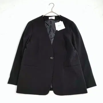 새상품 엘르 / 다용도 자켓 노카라 자켓 세레모니 네이비