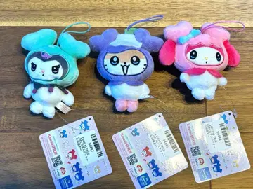 TWICE GiGO 한정판 산리오 마스코트 봉제 인형 미나 사나 모모