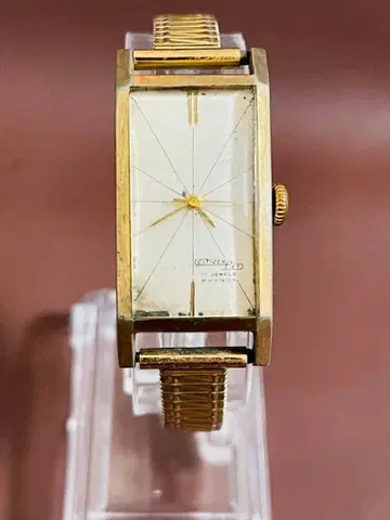 CITIZEN 17석 앤티크 수동 와인딩 손목시계