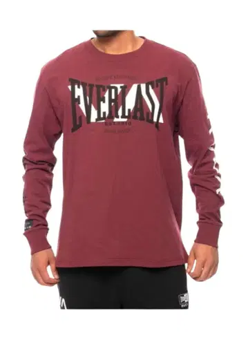 루카 x 에베레스트 로고 프린트 긴팔 티셔츠