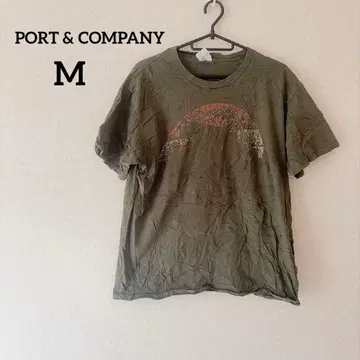 PORT & COMPANY [ M ] 올리브 그린 셔츠