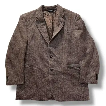 90s Harris Tweed 헤링본 테일러드 자켓 트위드