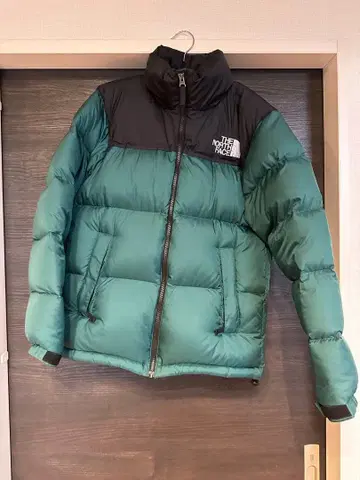 THE NORTH FACE 다운 자켓 S 그린/블랙