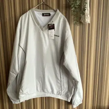 SRIXON 실버 V넥 풀오버 윈드 블루종 M 사이즈