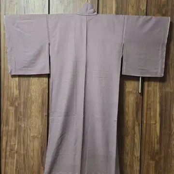 하자품 보라색 이로무지 크레이프 원단 순수 실크 미사용품