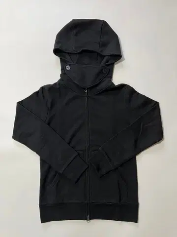 HARE 더블 지퍼 후드티 블랙