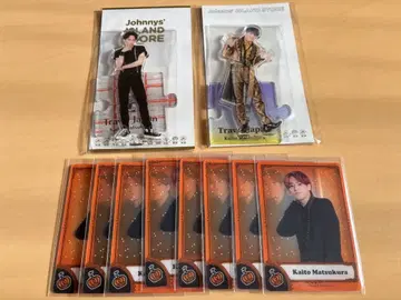 마츠쿠라 카이토 아크릴 스탠드 2점 트레이딩 카드 8장 세트