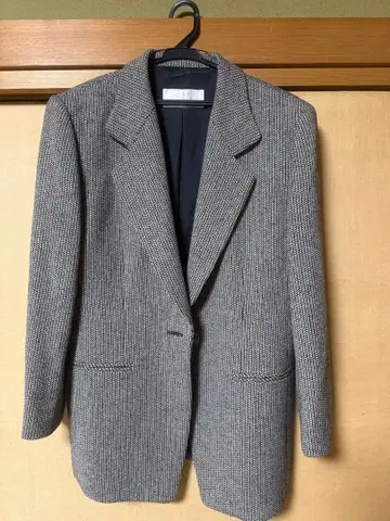 CORDIER 체크 무늬 자켓 사이즈 42