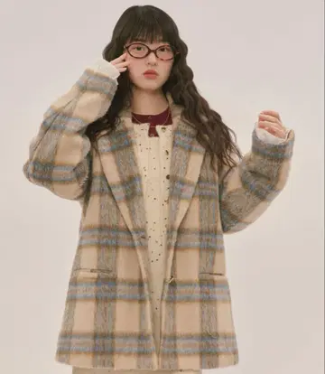 loin nuit 로완뉴이 샤기 코트