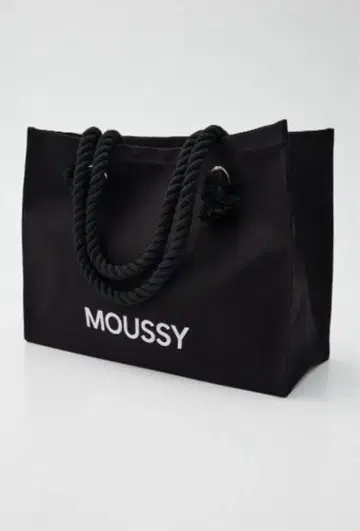 새상품 MOUSSY SOUVENIR CANVAS 백 블랙