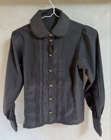 시마무라 쿠루미 콜라보 블라우스 블랙