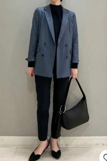 INDIVI 테일러드 자켓 그레이 M