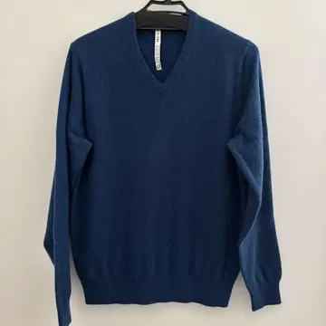 [ 새상품급 ] UNIQLO 캐시미어 스웨터 V넥 블루