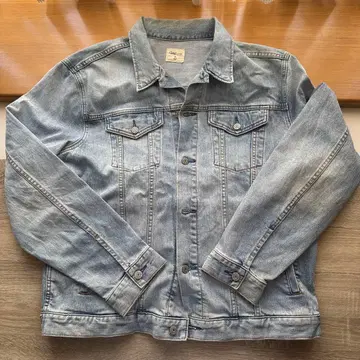 GAP 아이콘 데님 자켓 라이트 워시 XL