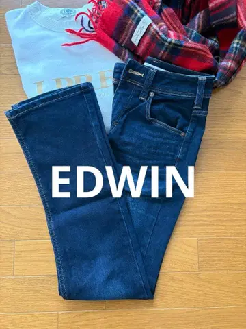 EDWIN 다크 블루 스키니 데님 26