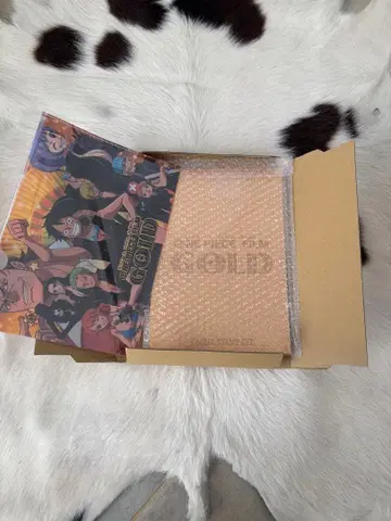 한정품 새상품 원피스 필름 골드 우표 엽서 세트