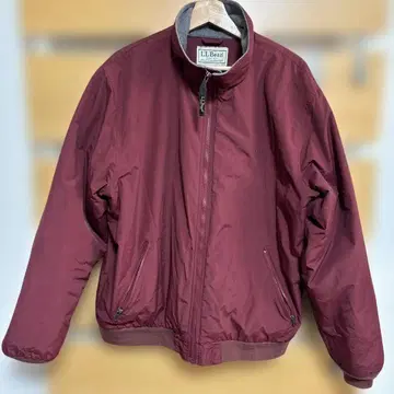 L.L.Bean 버건디 나일론 자켓 L