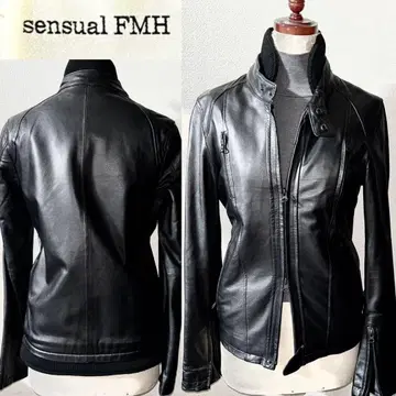 sensual FMH 정가 5만엔 정도 양가죽 라무 가죽 라이더 자켓