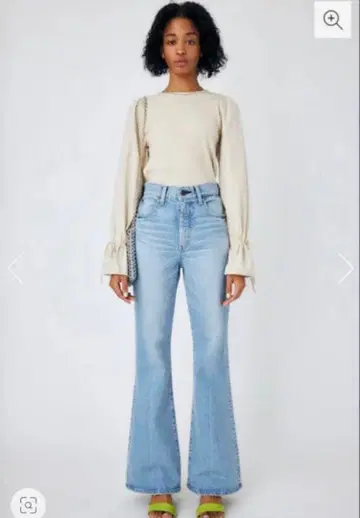 [ 미사용품 ] MOUSSY MVS L. 블루 플레어 24