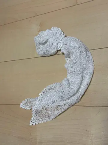 [ 미사용 새상품 ] ACCA 시뇽 레이스 스크런치