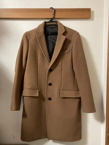 TAKEO KIKUCHI 다케오 키쿠치 체스터 코트 카멜