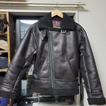 알파 페이크 무스탕 자켓 b-3
