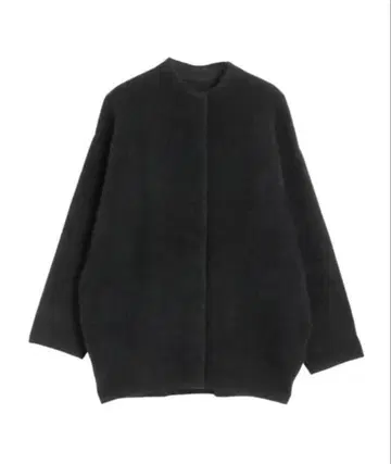 [ 미사용 새상품 ] ELENDEEK 베이직 CN 라쿤 가디건 블랙