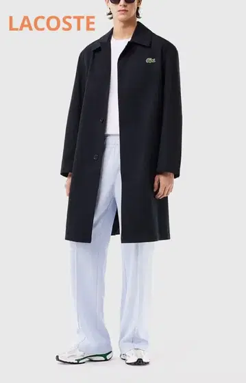 [ LACOSTE ] 내수성 라이트 스텐카라 코트